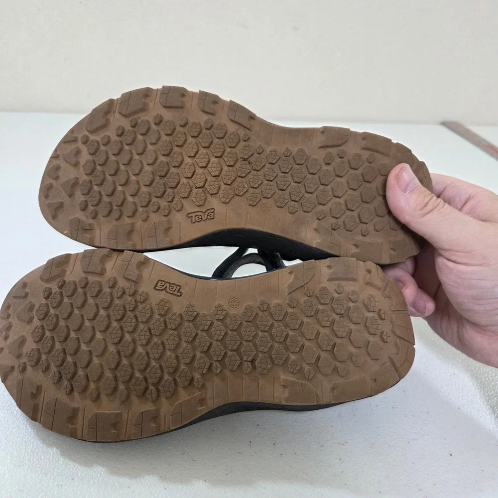 Teva Terra Fi 5 Universal Sandals Mens 9 Womens 11 Black Purple Geometric